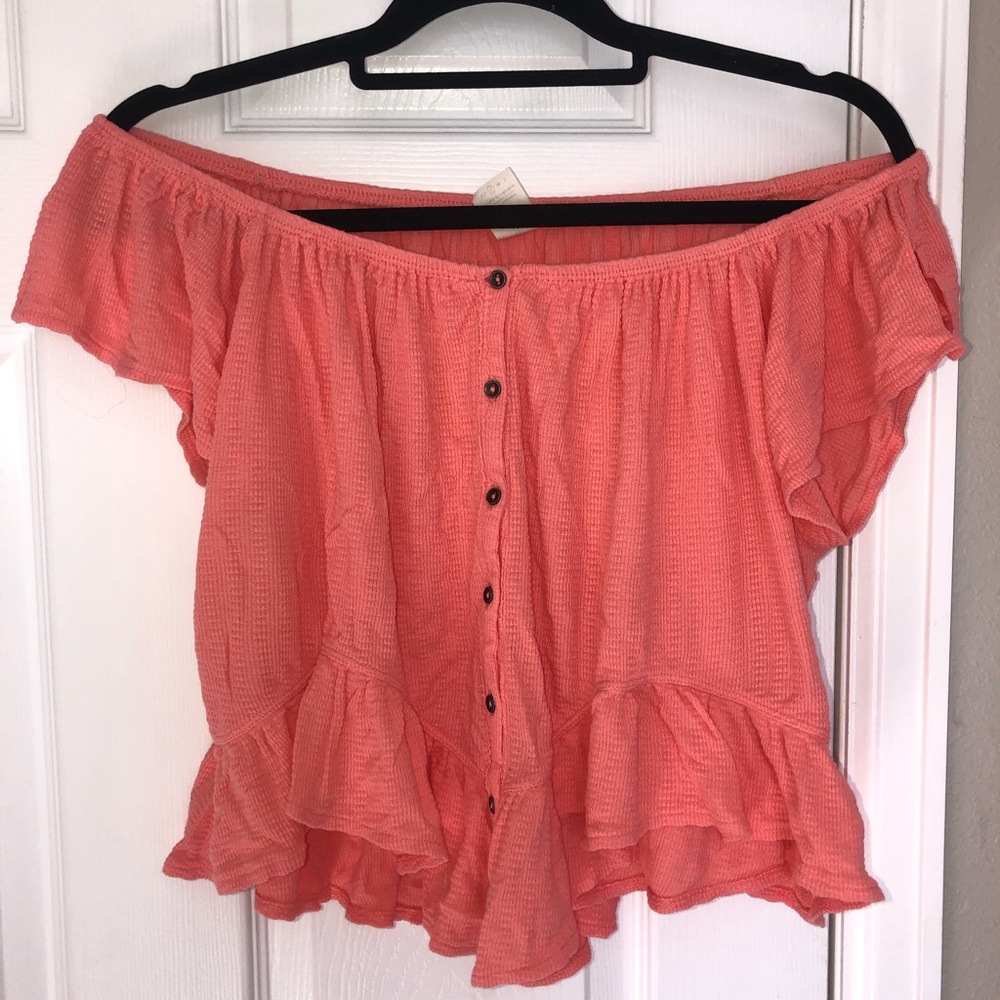 Free people summer off the shoulder flowy top